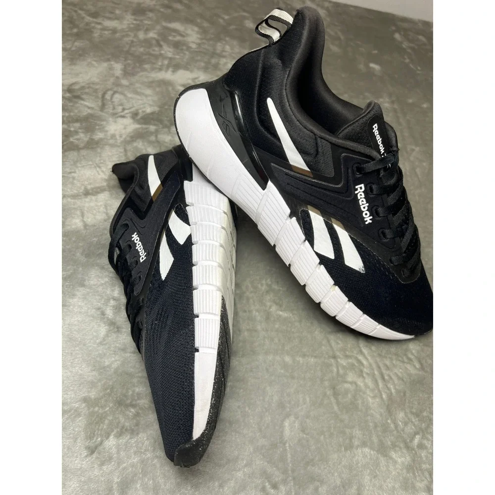 Reebok Nano Gym Men's Cross Training Shoes Size 11 Black White Athletic Sneakers